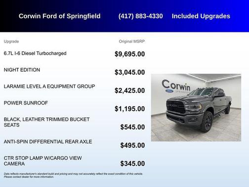 2022 RAM 2500 Laramie Crew Cab 4x4 6'4' Box