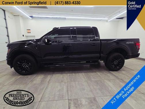 Agate Black Metallic 2024 Ford F-150 XLT
