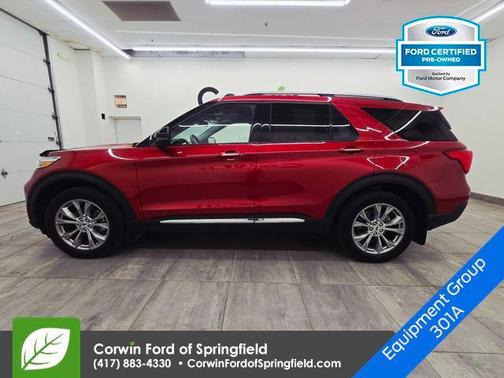 Rapid Red Metallic Tinted Clearcoat 2022 Ford Explorer Limited