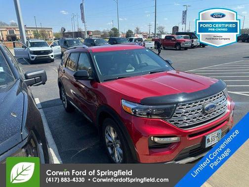 Rapid Red Metallic Tinted Clearcoat 2022 Ford Explorer Limited