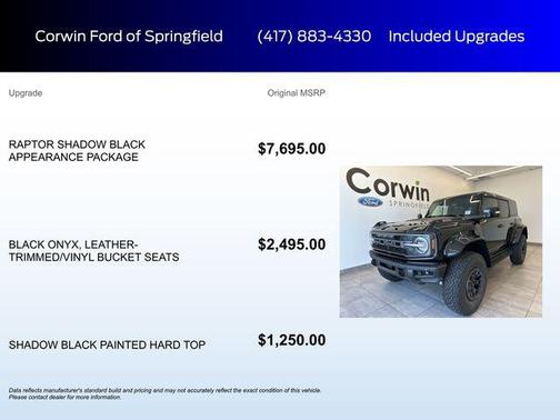 2025 Ford Bronco Raptor