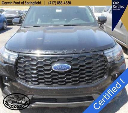 Black Metallic 2025 Ford Explorer ST-Line