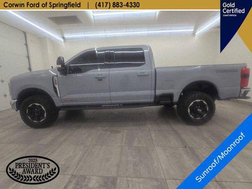 Glacier Gray Metallic Tri-Coat 2025 Ford F-250 Lariat