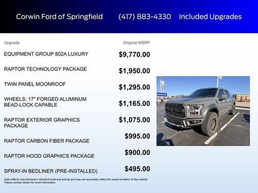 2018 Ford F-150 Raptor