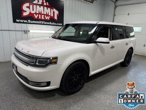 White Platinum Tri-Coat Metallic 2019 Ford Flex Limited w/EcoBoost