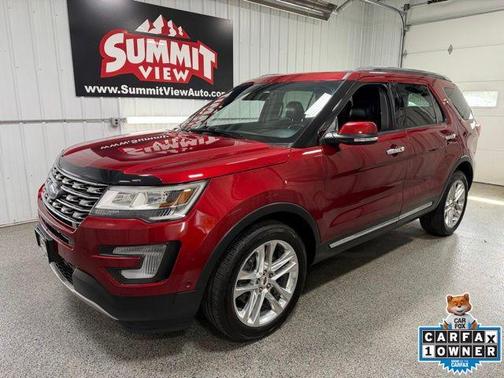 Ruby Red Metallic Tinted Clearcoat 2017 Ford Explorer Limited