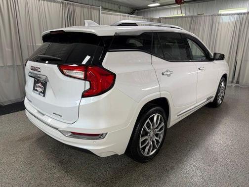 White Frost Tri-Coat 2023 GMC Terrain Denali