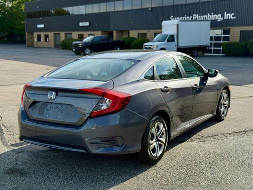 Modern Steel Metallic 2016 Honda Civic LX