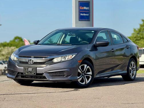 Modern Steel Metallic 2016 Honda Civic LX