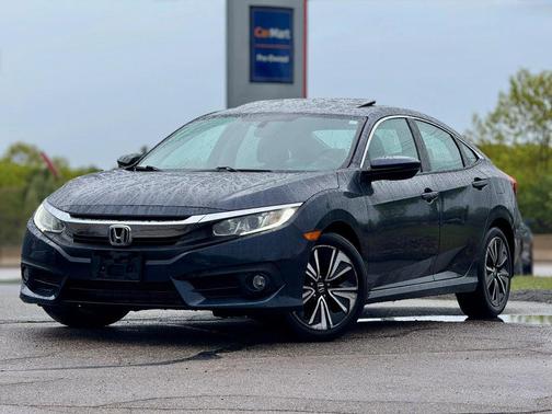 Blue 2016 Honda Civic EX-T