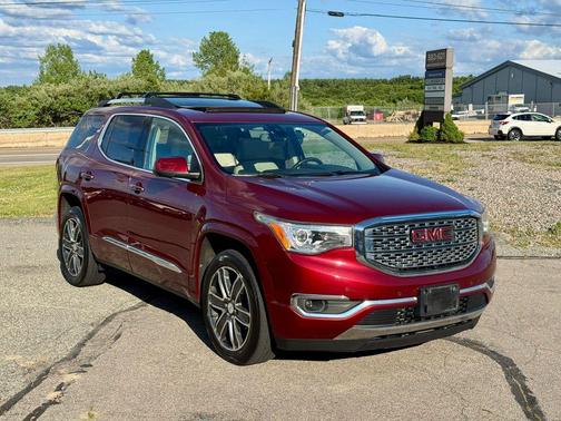 Red 2017 GMC Acadia Denali