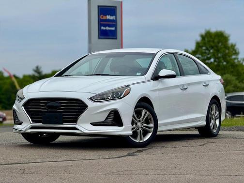 Quartz White Pearl 2018 Hyundai SONATA SEL