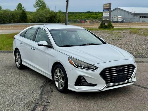 Quartz White Pearl 2018 Hyundai SONATA SEL