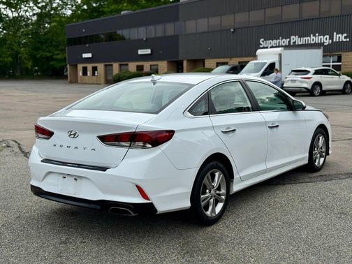 Quartz White Pearl 2018 Hyundai SONATA SEL