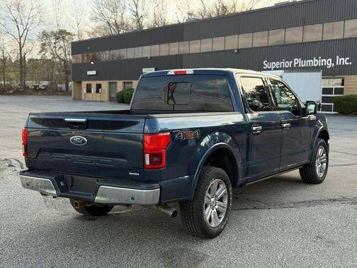 Blue 2018 Ford F-150 Lariat