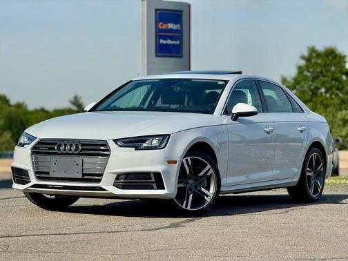 White 2017 Audi A4 2.0T Premium Plus