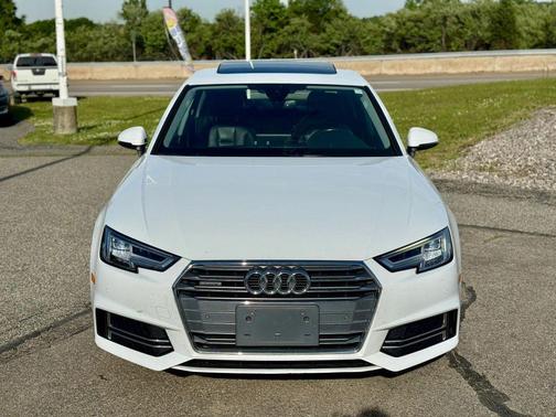 White 2017 Audi A4 2.0T Premium Plus