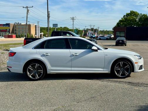White 2017 Audi A4 2.0T Premium Plus