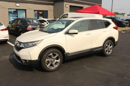 White Diamond Pearl 2018 Honda CR-V EX-L