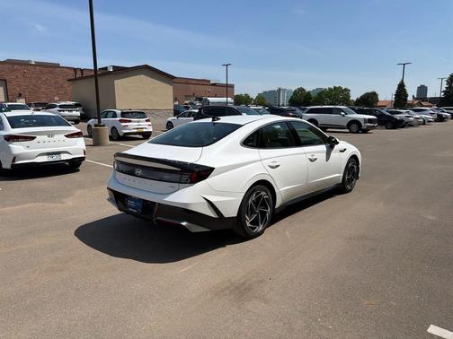 Serenity White 2026 Hyundai SONATA SEL