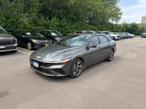 Amazon Gray 2025 Hyundai ELANTRA HEV SEL Sport
