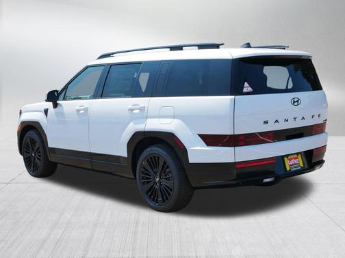 Serenity White 2026 Hyundai SANTA FE HEV Calligraphy