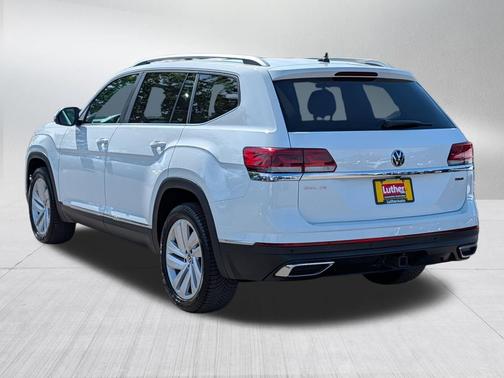 Pure White 2021 Volkswagen Atlas 3.6L SEL