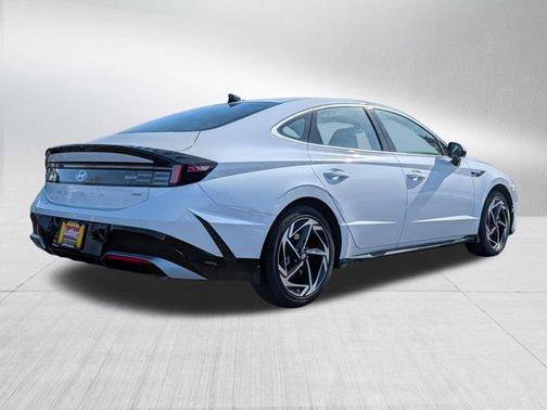 Serenity White 2026 Hyundai SONATA SEL