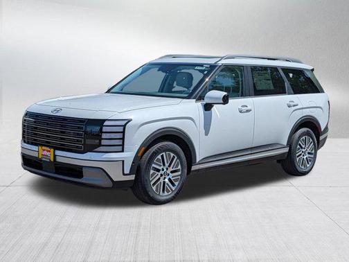 Creamy White Pearl 2026 Hyundai Palisade Hybrid SEL Premium 7P