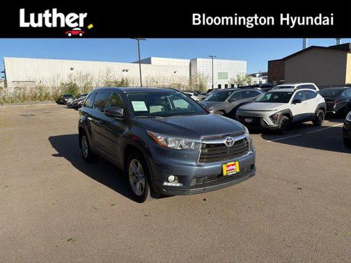 Shoreline Blue Pearl 2016 Toyota Highlander Limited