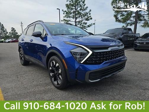 Sapphire Blue 2024 Kia Sportage X-Line SUV