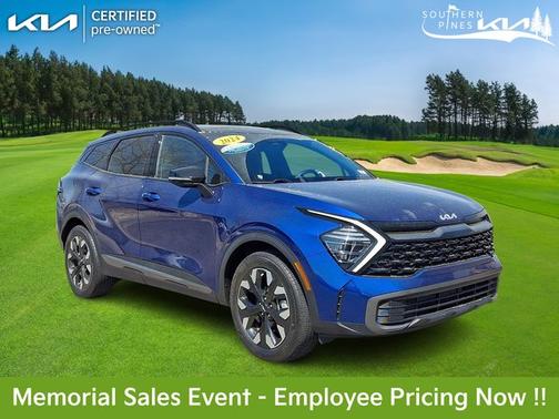 Sapphire Blue 2024 Kia Sportage X-Line