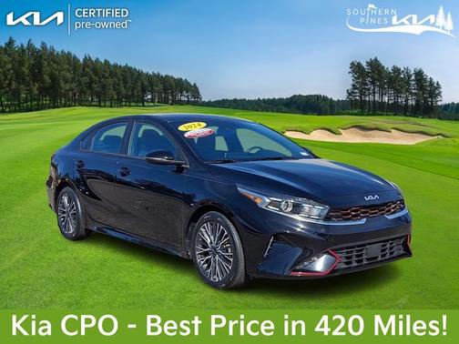 Aurora Black Pearl 2024 Kia Forte GT-Line Sedan