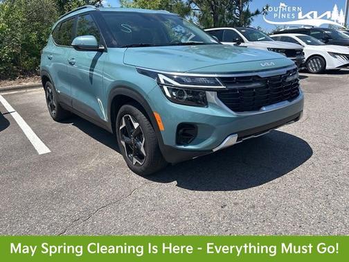 Blue 2024 Kia Seltos EX