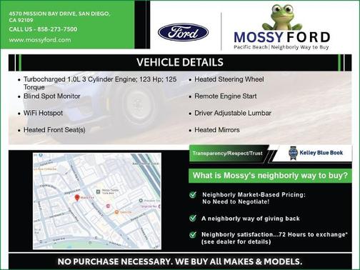 DIAMOND WHITE 2019 Ford EcoSport TITANIUM