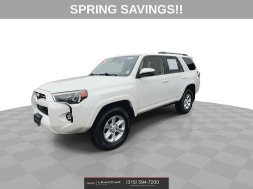 Super White 2021 Toyota 4Runner SR5