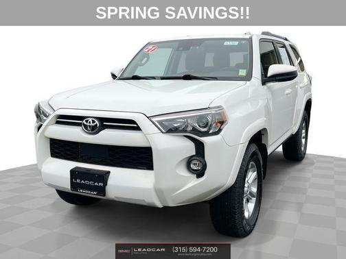 Super White 2021 Toyota 4Runner SR5