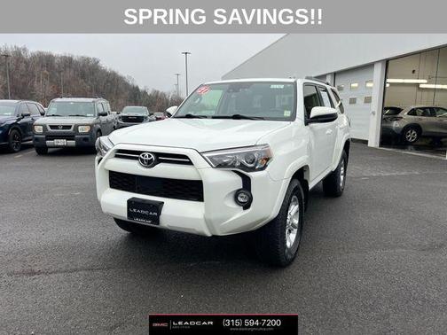 Super White 2021 Toyota 4Runner SR5