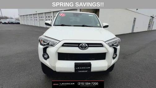 Super White 2021 Toyota 4Runner SR5