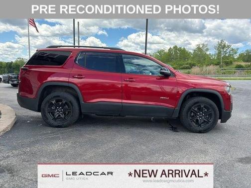 Volcanic Red 2023 GMC Acadia AT4