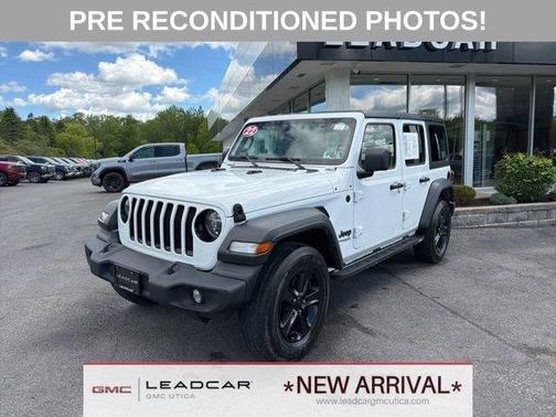 Bright White Clearcoat 2022 Jeep Wrangler Unlimited Sport Altitude