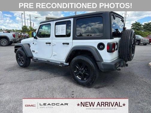 Bright White Clearcoat 2022 Jeep Wrangler Unlimited Sport Altitude
