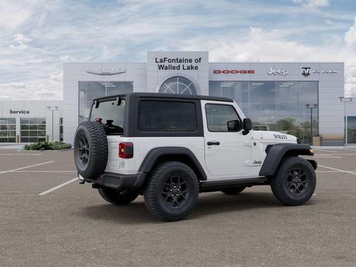 Bright White Clear-Coat Exterior Paint 2026 Jeep Wrangler Willys