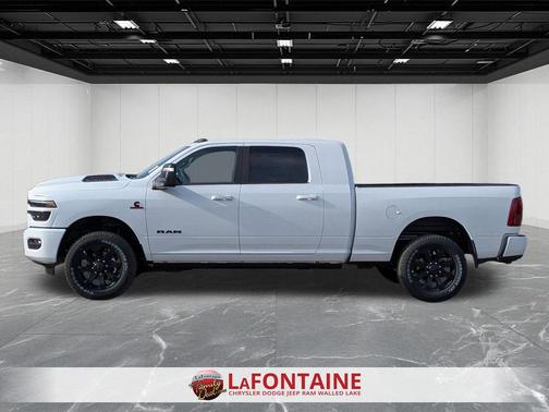 Bright White Clear-Coat Exterior Paint 2026 RAM 2500 Laramie Mega Cab 4x4 6'4' Box