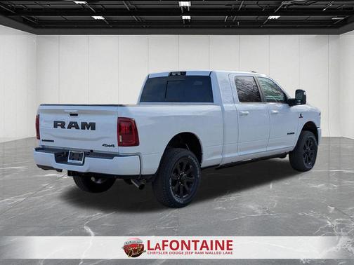 Bright White Clear-Coat Exterior Paint 2026 RAM 2500 Laramie Mega Cab 4x4 6'4' Box