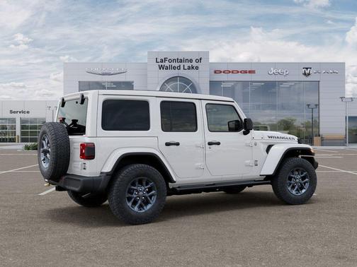 Bright White Clear-Coat Exterior Paint 2026 Jeep Wrangler 4-Door 85th Anniversary Edition