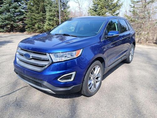 Blue Metallic 2015 Ford Edge Titanium