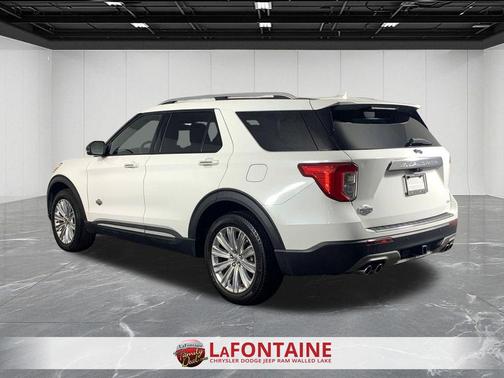 Star White Metallic Tri-Coat 2021 Ford Explorer King Ranch