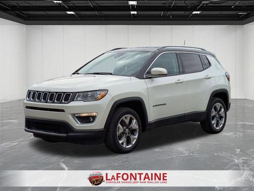 Pearl White Tri-Coat 2021 Jeep Compass Limited