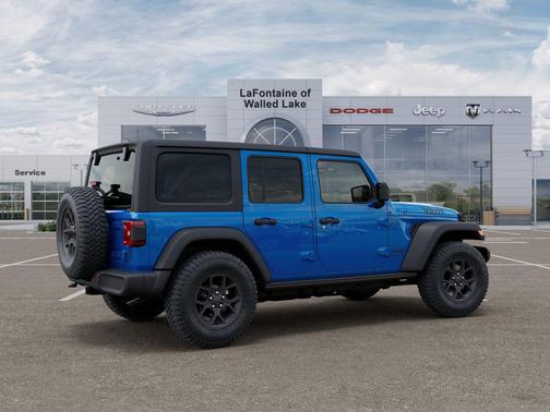 Hydro Blue Pearl-Coat Exterior Paint 2026 Jeep Wrangler Willys